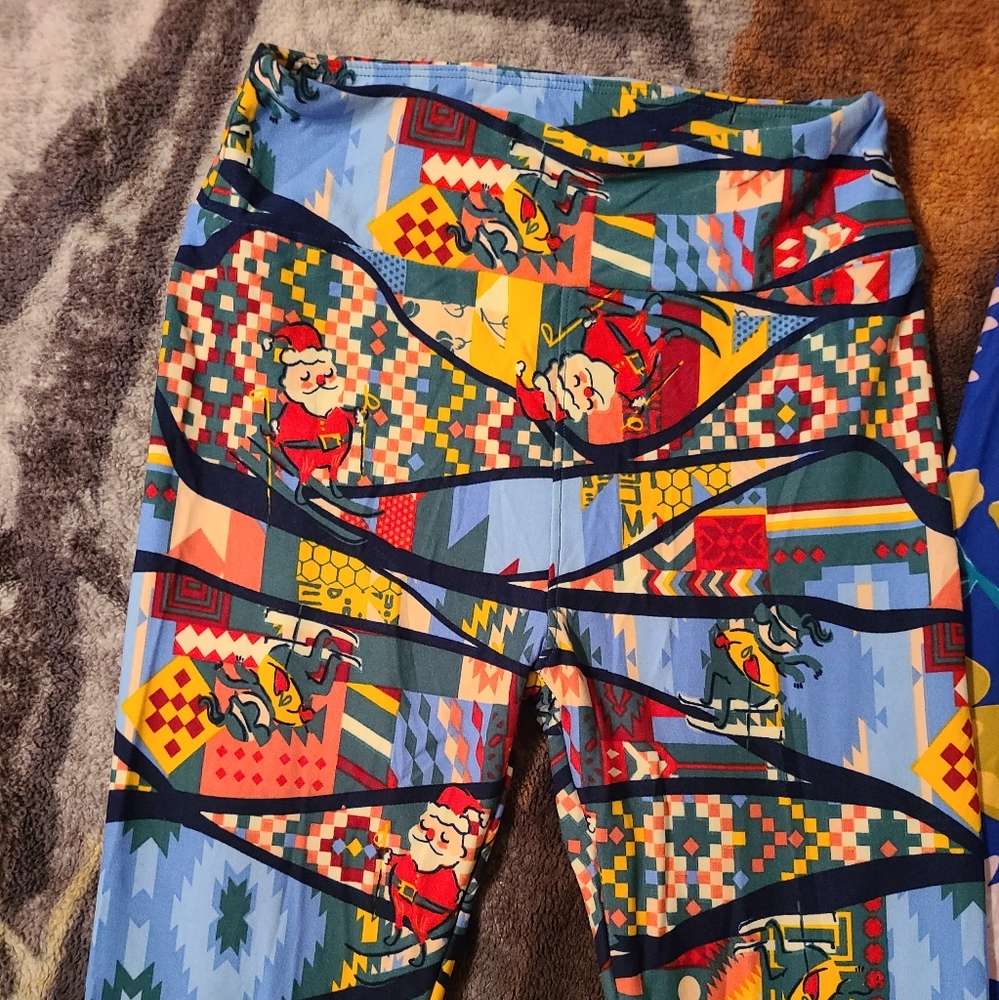 LuLaRoe One Size Christmas Leggings
